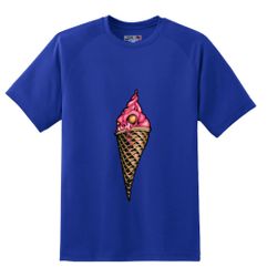 T shirt blauw ijsje....
